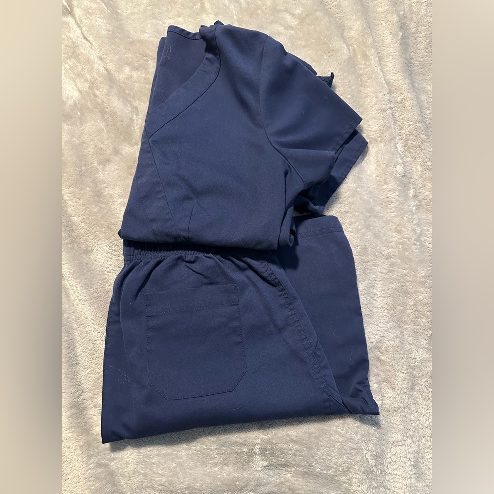 Women’s Grey’s Anatomy Navy Scrubs Set (S/M)